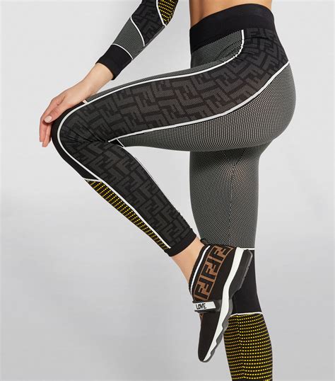 fendi legging dames|fendi leggings set.